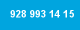 928 993 14 15 928 993 14 15